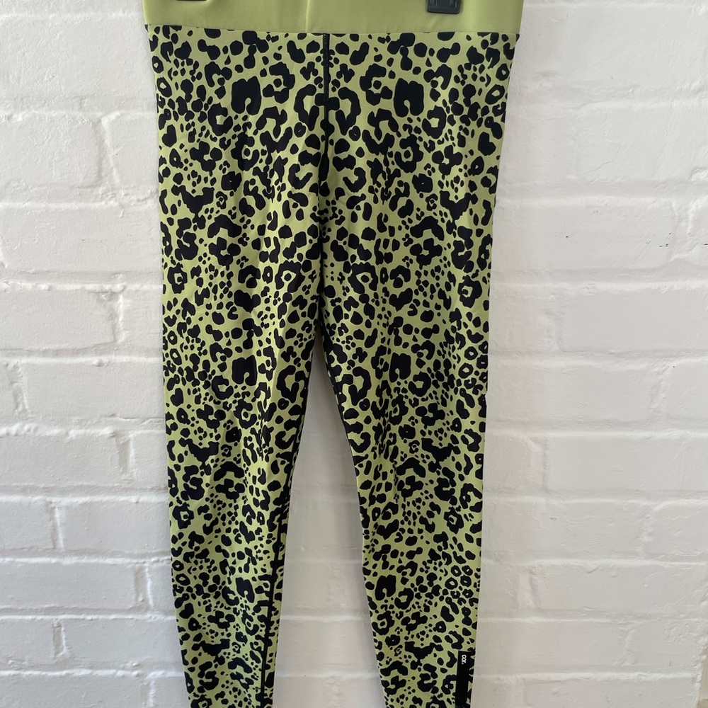 ultracor Olive and Black Leopard Print Leggings